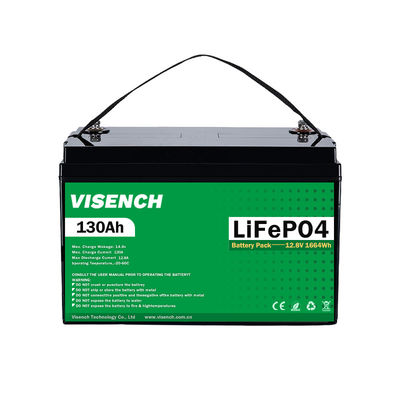 Visench Prismatic 12V 12.8V 40Ah Deep Cycles Sistema de armazenamento de energia solar recarregável Pacote de baterias LiFePO4 personalizado