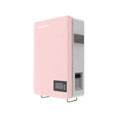 Casa Alta Tensão Mural Montado 51.2 V 200Ah Ciclo Profundo Bms Lfp Armazenamento de Energia Solar 48V 100Ah Lifepo4 Bateria de Íons de Lítio