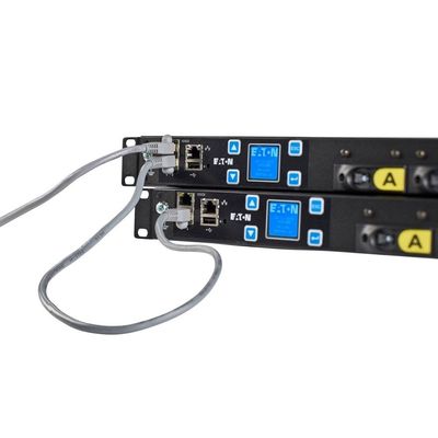 6 Way EATON EFLXB3P02 FLEXPDU BASIC 1U 309 32A 3P 6XC19 PDU Especificações 0U para Data Center