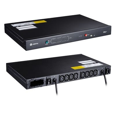 10A Socket IEC Standard Network Card VERTIV Comutador estático de entrada de potência dupla