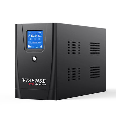Visench 2Kva Lcd Display Backup Ups 2000Va 1200W Ups Offline para computador portátil desktop
