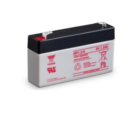 6v 1.2ah Bateria recarregável de armazenamento de energia Bateria de chumbo-ácido adequada para geradores de oxigénio de dispositivos médicos