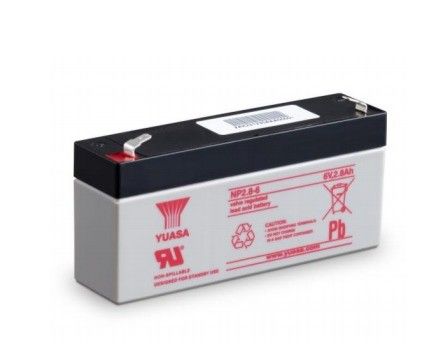 Bateria regulada com válvula livre de manutenção selada Bateria de chumbo ácido 6V 2.8AH