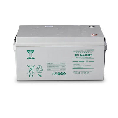 YUASA NPL240-12 12V 240Ah Bateria recarregável de gel de chumbo para UPS de energia elétrica