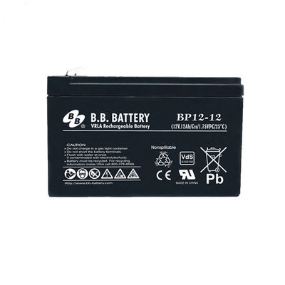 Série BP BP12-12FR 12V 12Ah VRLA Bateria de armazenamento de energia recarregável de chumbo-ácido para equipamentos de laboratório UPS