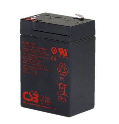 6V 4.5AH GEL Bateria ideal para armazenamento de energia e recarregável