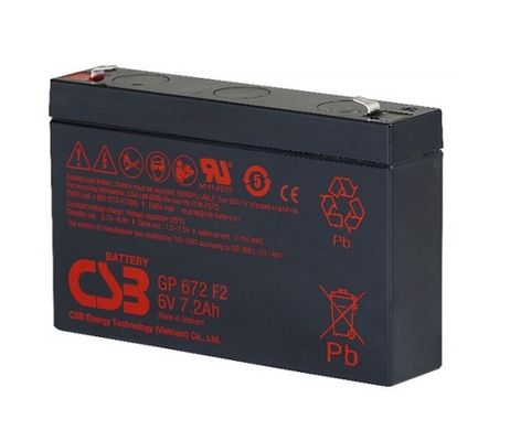 Baterias de armazenamento solar Gel 6v 7.2ah Bateria de chumbo ácido Inverter Bateria UPS