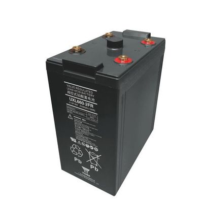 Voltagem nominal 2V 600Ah VRLA Bateria recarregável para sistemas de energia elétrica 2V 300Ah Armazenamento de energia YUASA UXL660-2FR