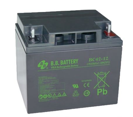12V 42Ah BC42-12 VRLA Bateria recarregável de chumbo para carrinhos de golfe