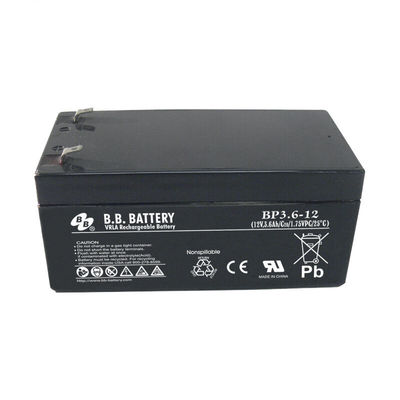 BB Bateria BP3.6-12 12V 3.6AH UPS Vrla Bateria recarregável, Bateria BB 12V, BB 12V Bateria, 3.6AH BB 12V Bateria