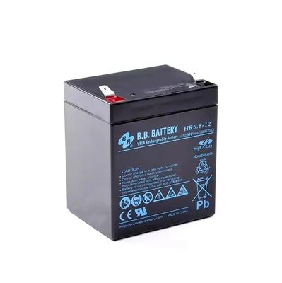 Alta taxa de uso Bateria BB 12V 5.3Ah HR5.8-12 Bateria selada
