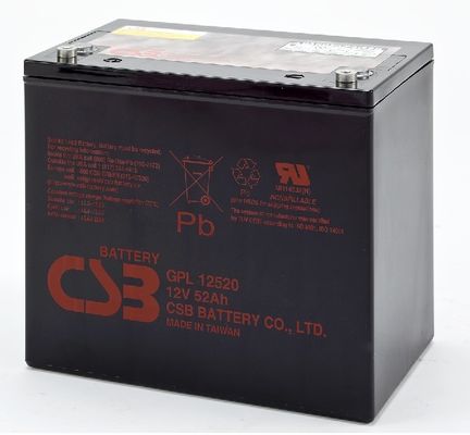 GPL12520 12V 52Ah CSB Bateria Selada Bateria de Ácido de Chumbo Bateria de Longa Vida Bateria recarregável Para UPS