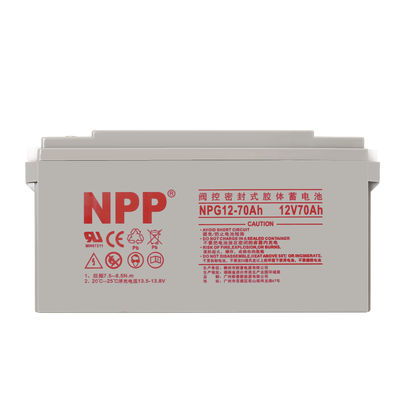 Bateria de substituição de 12V 70AH GEL para central nuclear NPG12-70Ah
