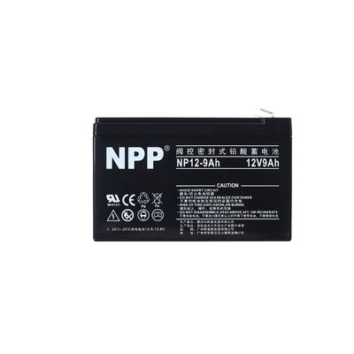 NPP NP12-9Ah Melhor armazenamento de energia Manutenção Grátis Bateria de gel de substituição de ácido de chumbo selado para sistema de segurança de alarme doméstico
