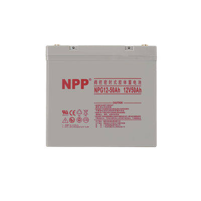 NPP NPG12-50Ah Gel recarregável de ciclo profundo Bateria válvula regulada Bateria de chumbo ácido Bateria de armazenamento Bateria de gel