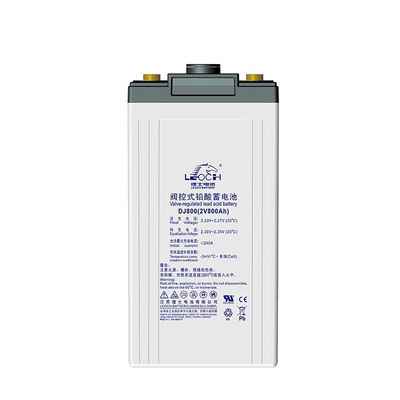 Bateria solar AGM de ciclo profundo de 800h de longa duração 2V para energia elétrica UPS