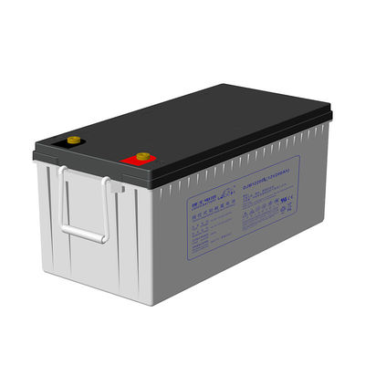 Baterias de gel 12v 200ah Depósito de energia de ciclo profundo Manutenção recarregável Bateria de gel de chumbo selado para Ups