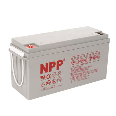 NPP NPG12-150Ah Melhor armazenamento de energia Manutenção gratuita Recarregável Selado Ácido de Chumbo 12V 150Ah Bateria de Gel