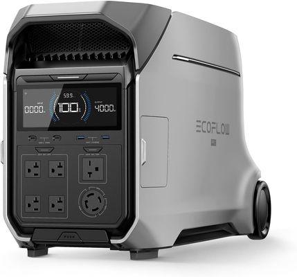 Gerador Solar 4000wh Ecoflow Delta PRO 3 120/240V 4000W AC Output, Estação de Energia Portátil para uso doméstico