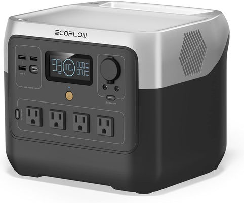 Estação de Energia Portátil Ecoflow River 2 PRO Carregamento Rápido, Gerador Solar Estação de Energia Portátil 768wh 800W
