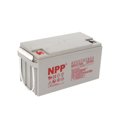 NPP de alta qualidade NPG12V 70AH Sistema de energia solar Bateria GEL para casa