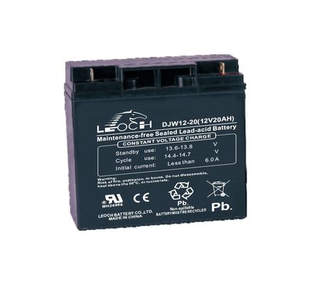 Bateria de chumbo-ácido de carga pesada 12V20AH construída para empilhadeiras, tratores e máquinas industriais