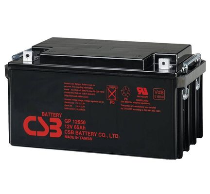 CSB Bateria GPL12650 12V 65Ah Bateria de Ácido de Chumbo Selado Bateria recarregável de longa duração para UPS