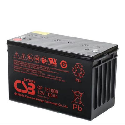 12V 100Ah CSB GPL121000 Bateria de chumbo-ácido selada sem manutenção para longa duração