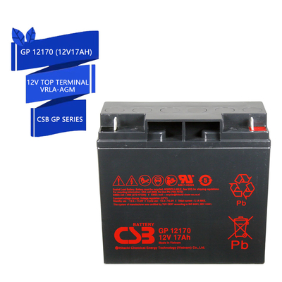 CSB GP12170 12V 17Ah VRLA Battery for UPS Systems